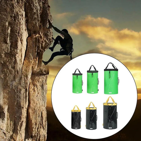 All In One Climbing Rope Bag For Outdoor Climbing And Caving And Mountaineering With Drawstring Closure And Shoulder Strap