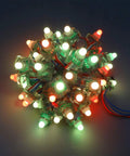 WS2811 Individually Addressable RGB LED Pixel String 200 Pack 4 Inch Square 12mm Diffused DC 12V IP68 waterproof lights glowing