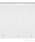 Magnet Grip Shower Curtain Liner With Weighted Magnets, 72x72 Inches, Premium PEVA Waterproof, Rustproof Grommets, 12 Hooks