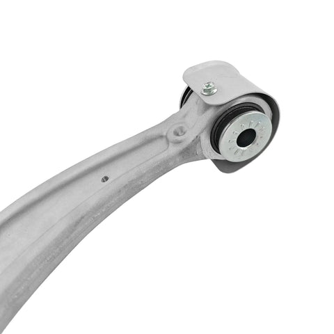 Close-up of a control arm from the 2Pc Front Upper Control Arm With Ball Joint Assembly Kit, Direct Bolt-On Replacement For 2019-2025 models.