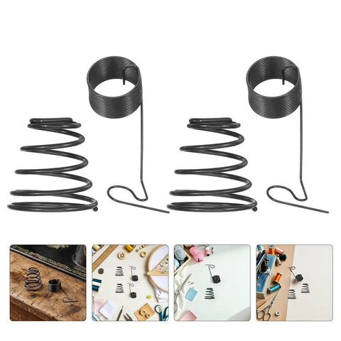 DIY Sewing Machine Tension Spring Replacement Kit 60 Pcs Steel Thread Tension Assembly For Smooth Stitching Easy Install Fits Fabric Crafts And Heavy Duty Machines 1.8cm Handle Length Repair Parts, black steel springs