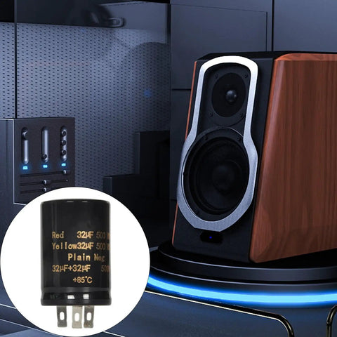 Pro Grade Heavy Duty Filter Capacitor Selection Featuring 10UF Through 100UF Picks for Hifi Rectification in audio system.