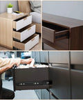 Beefy 12 Inch Drawer Slides Triple Pack, Heavy Duty Full Extension Ball Bearing, Side Mount Rails, 100Lb Capacity For Dresser Cabinet And Kitchen
