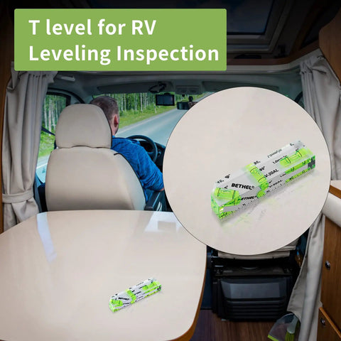 Compact Shatterproof Mini Pocket Level with 45 90 180 Degrees Bubble Level for Picture Hanging on RV table