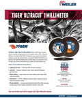 Ultra Thin 1mm Stainless Cutting Wheel For Precise Clean Cuts INOX Ultracut Pro Grade High-Performance 4-1/2 Inch Wheel With 7/8 Inch Arbor Type 1 Contaminant-Free Pack Of 50 shown with welding application.