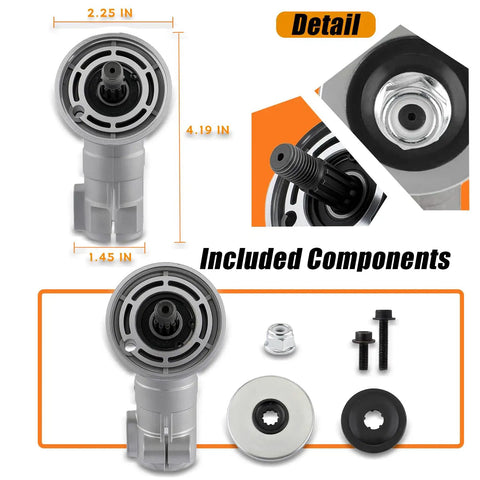 Husqvarna Bevel Gear Head Replacement Direct Fit For 324LX 324LDX 326LS 326LX 326L 525L 525LST Trimmers with components