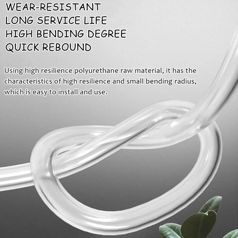 Rock Solid Pu Polyurethane Pneumatic Tubing For Air Compressors Hella Durable Flexible Air Line Hose Built Tough For The Daily Grind 328 Feet Long with high bending degree and wear-resistant properties.