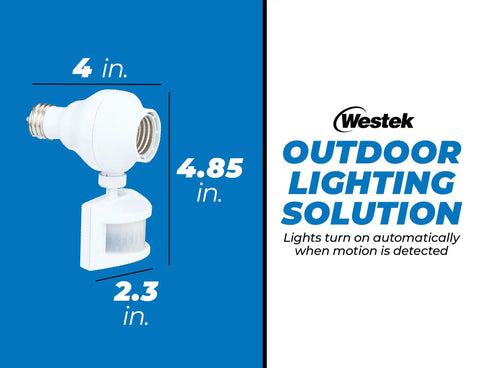Motion Sensor Light Switch With Auto On When Motion Is Detected, Off 10 Minutes After No Motion, 180 Degree Sensing, 20 Foot Range