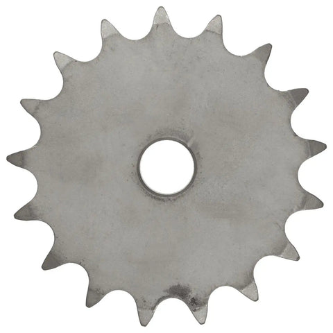 Built Tough Type B Sprocket For 50 Series Roller Chain Featuring Five Eighths Inch Pitch And Twenty Teeth With A Precision Point Seven Five Inch Bore Crafted From Grit Resistant 303 Stainless Steel For Smooth Power Transmission, showing a 20-tooth design.