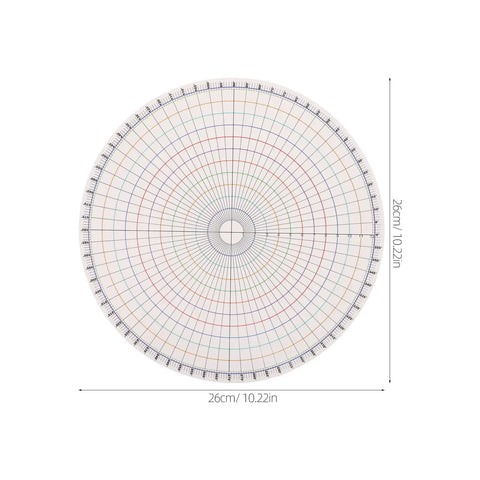 Heavy Duty Pottery Circle Divider Lays Dead Center For Precision Clay Slab Layout And Ceramic Wheel Projects, 10.23 inch diameter.