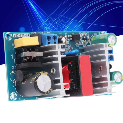 4A AC to DC Switching Power Supply Module Converts 110V AC to 12V DC 50W board with heatsinks and terminals