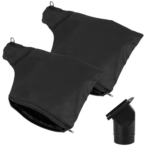Shop Beast 2 Pack Black Dust Collection Bags Zipper Lock for miter saws and sanders, stiff cloth, size fits 43-51mm slots.