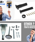 Adjustable Telescopic Bed Support Legs Center Stabilizer parts and installation accessories, showcasing simplicity versus complexity.