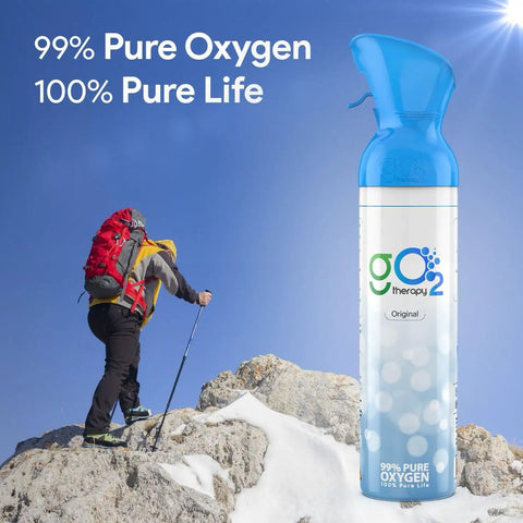 Portable Oxygen Canister With Fragrance Options For Sports Travel And Fitness - Up To 450 Inhalations, 12L Aluminum Canister With Mouth And Nose Mask