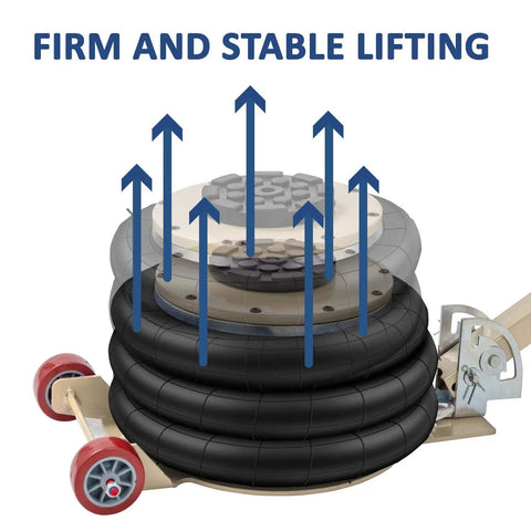 Heavy Duty Pneumatic Floor Jack Beast With 6600 Lbs Capacity Firm and Stable Lifting Mechanism