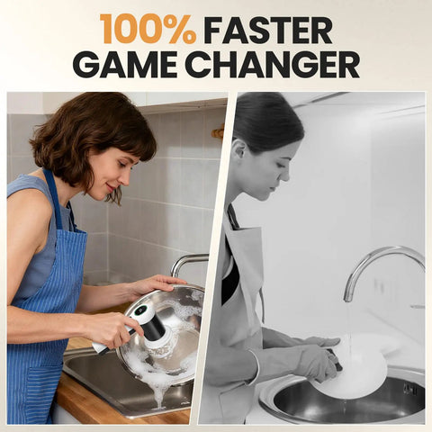 Electric Spin Scrubber Heavy Duty for Bathroom and Shower Cleaning Dual Speed 350 RPM with Six Replaceable Brush Heads and Adjustable Handle for Deep Cleaning Grout and Tiles, cleaning sink