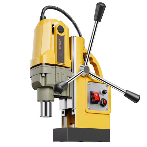 Heavy Duty Magnetic Drill Press With 1400W Copper Motor For Unstoppable Power And Precision features a robust electromagnetic base.