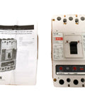 HKD3250 Molded Case Circuit Breaker Three Pole 250 Amp Sixty Five Kiloamp Rating Six Hundred Volt with manual.