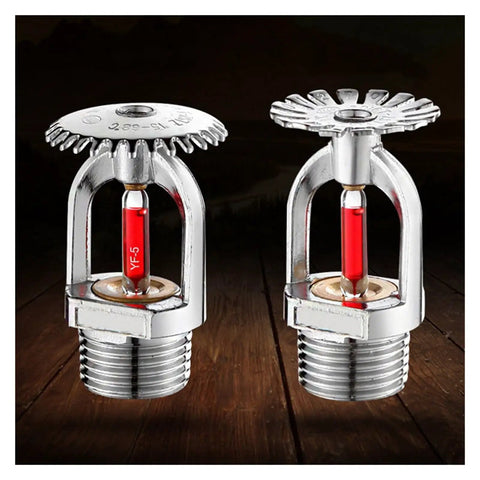 Rock Solid Fire Sprinkler Kit With Blazing Fast 68C Trigger Activation And Dead Simple Dn15 Hookups For Regular Folks Craving Bulletproof Home And Office Protection Gear - chrome copper fire sprinkler heads with red glass bulbs