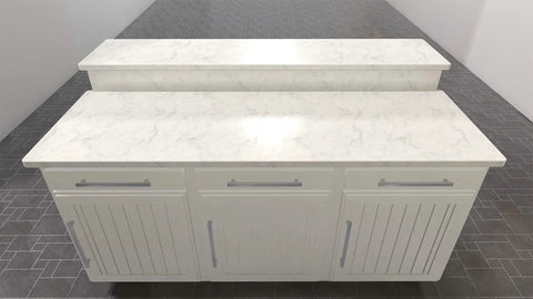 Rock Solid Heavy Duty Steel L Bracket Countertop Support 12 Inch Built With Premium American Steel For Kitchen Islands And Bathroom Vanities Includes All Mounting Hardware Ready To Roll on a white countertop.