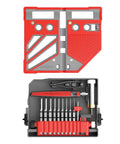 Master Bench Block Pro Kit Non Marring Armorers Block with hammer, four interchangeable heads, standard and roll pin punches.