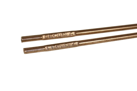 Silicon Bronze TIG Welding Rod For Copper, Brass, Bronze, Steel And Cast Iron, Dope For TIG Or Oxyacetylene Welds, close-up view