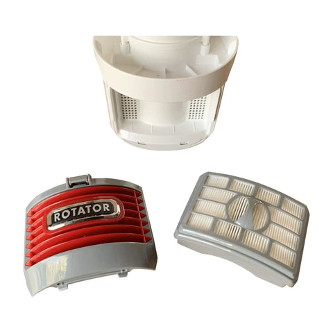All In One Replacement Parts For Rotator NV501 NV500 UV560 Vacuum Cleaner, Dust Bin Canister with Motor and HEPA Filter Cover