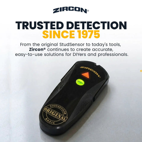 Easy Peasy Electronic Stud Finder For Wood And Metal Walls With Sharp Drywall Edge Detection No Sweat Wall Scanner Tool placed on a white surface.