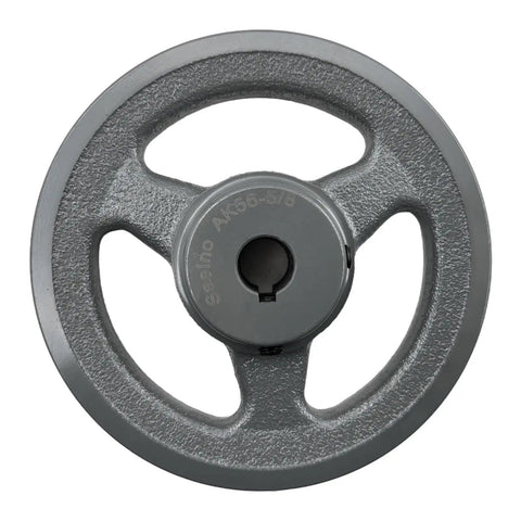 Heavy Duty Cast Iron One Groove V Belt Pulley With Five Eighths Inch Bore And Five Point Four Five Inch Outer Diameter Built To Last