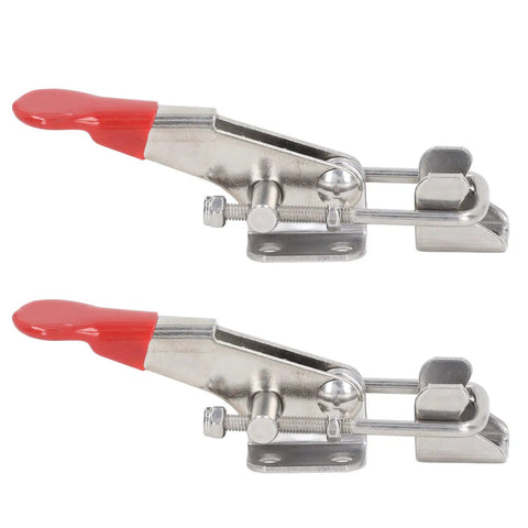 Heavy Duty Stainless Steel Adjustable Gate Latches 2 Pack Pull Latches Tailgate Kit 400 Lbs Capacity Tough As Nails Built For Doors