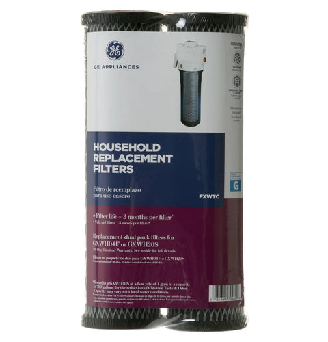 Two Pack Whole House Water Filter Replacement For 10 Inch By 2.5 Inch Systems NSF Certified To Knock Out Chlorine Taste And Odor