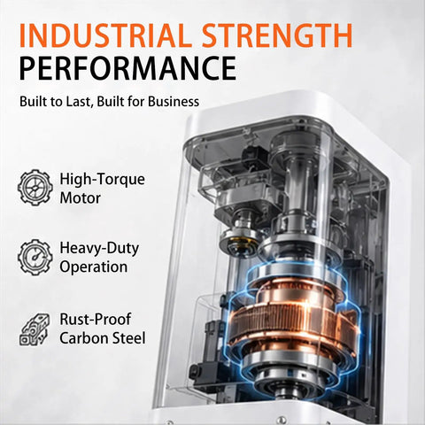 Automatic Can Seamer For Homebrew Beer And Sodas Heavy Duty 140W Electric Sealer internal high-torque motor view