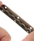 Heavy Duty Antique Small Box Hinges Pack Of Twelve With Six Hole Long Flush Cabinet Hinges for Jewelry Boxes DIY Storage