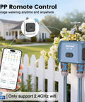 Smart WiFi Garden Hose Timer With Hub And App Control For Yard And Lawn Watering, Voice Control, Up To Twenty Watering Plans