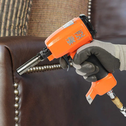 1170 Pneumatic Decorative Nailer For Upholstery Tacks And Furniture Finishing, Lightweight Aluminum Body At 1.4 Lbs, Magnetic Muzzle