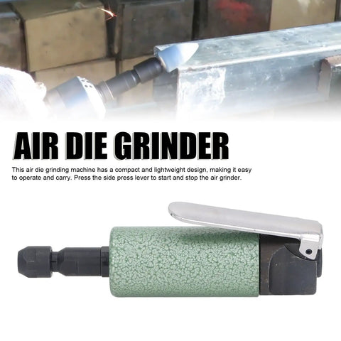 Pro Grade Pneumatic Air Die Grinder Delivering A Blazing 25000 RPM To Kick Your Mold Shaping And Quick Bench Finishing Into Overdrive For Daily Shop Tasks, compact design, side press lever.