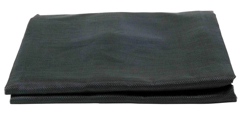 Folded Beefy 7 Ft By 18 Ft Vinyl Coated Mesh Dump Truck Tarp Cover With 5 Inch Pockets And 18 Oz Heavy Duty Double Pocket Design