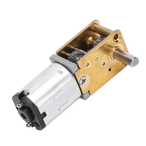 Mini Reducer Motor Gear Motor Micro Worm Gear DC Motor 6V 70 RPM For Electronics Locks Cameras Robots Smart Cars And More