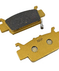 NRP ceramic brake pads, front and rear for Honda Pioneer 1000; gold backing plates, full vehicle set (2 pcs).