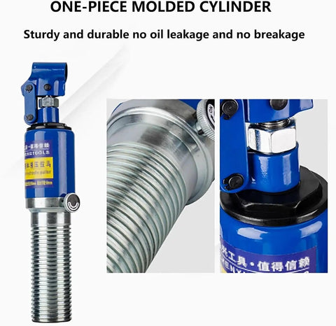 Close-up of Heavy Duty Hydraulic Gear Puller With 22000 Lb Capacity and Adjustable Three Jaw Design showcasing one-piece molded cylinder.
