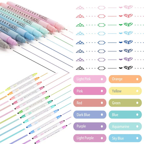 20 Pack Bible Highlighters And Fine Point Pens No Bleed Through For Bible Study And Journaling Dual Pack With Soft Pastel Colors 0.38mm Tip Ideal For Note Taking Prayer Journals And Sermon Notes