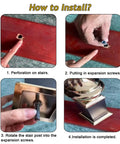 How to install Pro Level Zero Hassle 0 To 270 Adjustable Angle Deck Banister Columns Bulk Pack step-by-step guide.