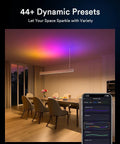 Ultra Thin Five To Six Inch Smart WiFi Recessed LED Disk Lights RGBWW Color Changing Dimmable Four Pack for dining room