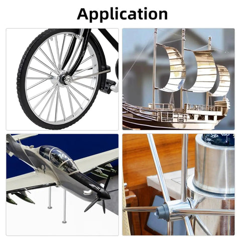 Applications of Three Eighths Inch By Eight Inch 304 Stainless Steel Rod in crafts and hobby models