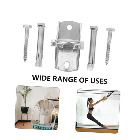 Heavy Duty Swivel Ceiling Hook For Hanging Chairs And Hammocks With Tough Steel Swing Mount and Drop Ceiling Anchor and screws for versatile use