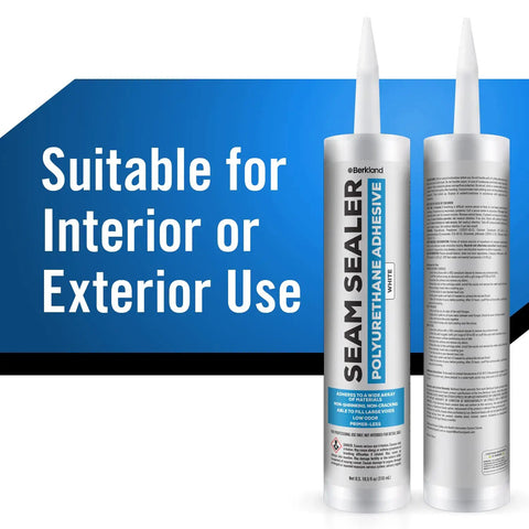 Two Pack Polyurethane Seam Sealer For Auto Body Projects Paintable White Formula That Wont Shrink Or Crack, product front view