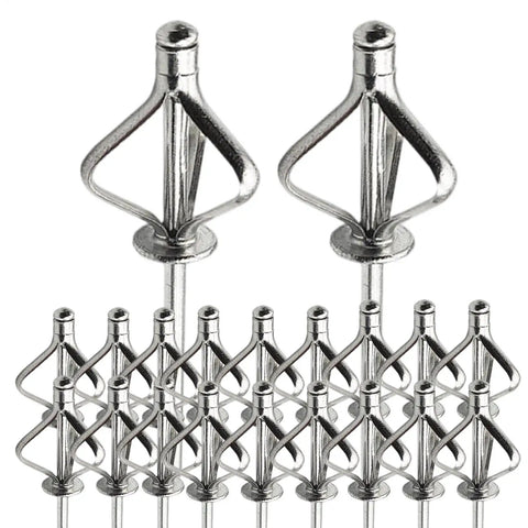 Bombproof Aluminum Blind Rivet Kit With Steel Mandrel, assorted rivets showing steel mandrel and aluminum caps close-up
