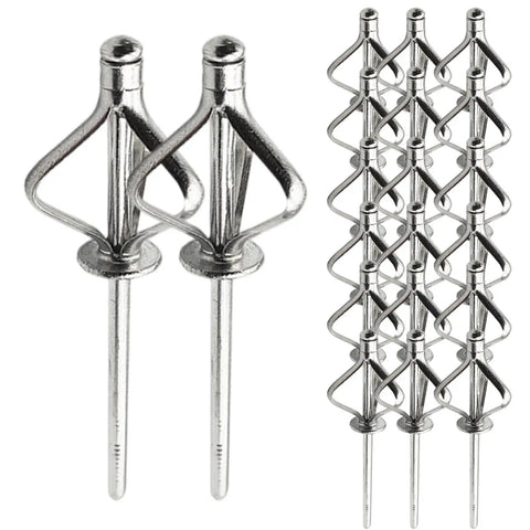 Heavy Duty Blind Rivets Kit With Stainless Steel Mandrel And Aluminum Caps, Rust Resistant Fasteners shown in a set of 20