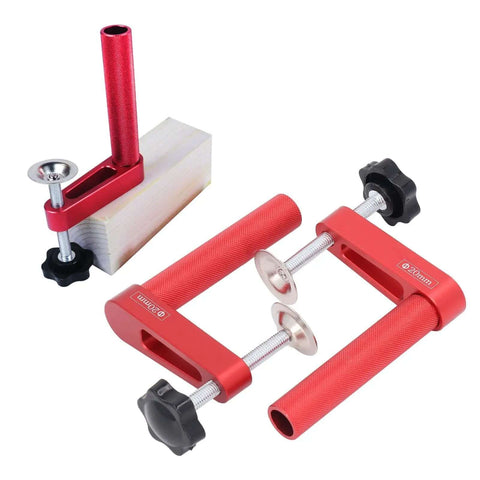 Two Pack 20mm Aluminum Bench Dog Clamps With Fast Hold Down Table Clamp for Woodworking Fits Standard 20mm Dog Holes