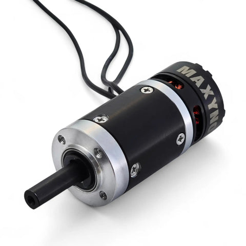 Planetary Gear Brushless Outrunner Motor With 24mm Gearbox And 6mm Shaft For Robotics And RC Builds, side view